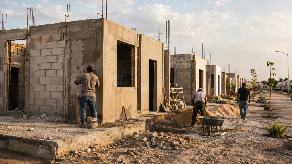 Casas en Mérida: Fovissste retoma construcción tras 34 años